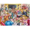 Image de Puzzle 1000 pièces : Wasgij Destiny 27 - Le Café Jumbo-1110100596