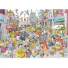Image de Puzzle 1000 pièces : Wasgij Destiny 10 - Chaos dans la rue commerçante ! Diset-1110100802
