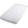 Image de Drap housse Calm Blanc avec volant (60 x 120 cm)