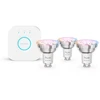Image de Philips Hue White and Color Ampoule intelligente Essential GU10 4.7W Bluetooth x 3