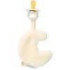Image de Doudou attache-tétine Lune Pure Soft White