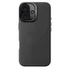 Image de DECODED Coque en cuir pour iPhone 16 Noir