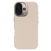 Image de DECODED Coque en cuir pour iPhone 16 Beige