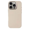 Image de DECODED Coque en cuir pour iPhone 16 Pro Beige