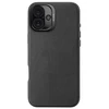 Image de DECODED Coque en cuir pour iPhone 16 Plus Noir