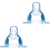 Image de Lot de 2 tétines en silicone débit 1 lent (0 mois et +)