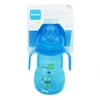 Image de MAM Biberon de Transition 220 ml 4+ Mois   Bec antifuite   Avec poignées - Bleu