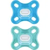 Image de Lot de 2 sucettes Comfort Bleu en silicone (0-2 mois)
