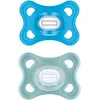 Image de Lot de 2 sucettes Comfort Bleu en silicone (2-12 mois)