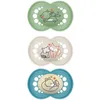 Image de Lot de 3 sucettes Original Bleu en silicone (18 mois et +)