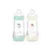 Image de MAM Easy Start Biberon Anti-Colique Débit Moyen 260ml x2