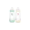 Image de MAM Easy Start Anti-Colique 4+ Mois Biberon Débit Rapide 320ml x2