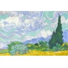 Image de Puzzle 1000 piÃ¨ces : Van Gogh : Champ de blÃ© avec cyprÃ¨s