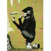 Image de Puzzle 1000 pièces : Banksy - Chimpanzé en Roller Piatnik-5713