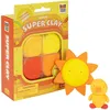 Image de Set créatif en argile Sunrise jaune et orange avec recharge