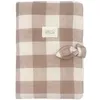 Image de Protège carnet de santé Knot Vichy Caramel