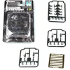 Image de Accessoires militaires : Pistolets et fusils 1/35 : M4 S.I.R.&COBR : 4 pièces Trumpeter-TR00510