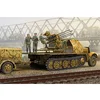 Image de Maquette Half-track : 2cm FlaK 38 Flakvierling auf Selbstfahrlafette : Sd.Kfz. 7/1 version tardive Trumpeter-TR01524
