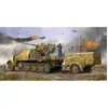 Image de Maquette char : Allemand 3.7cm Flak 37 auf Selbstfahrlafette (Sd.Kfz.7 / 2 version tardive) Trumpeter-TR01526