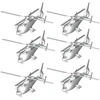 Image de Maquettes hélicoptères : Set de 6 hélicoptères WZ-9C chinois Trumpeter-TR06262