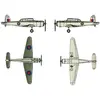 Image de Maquettes avions : Set mini avions Blackburn skua Trumpeter-TR06276