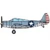 Image de Maquettes avions : Set de 4 mini avions TBD-1 DEVASTATOR Trumpeter-TR06403