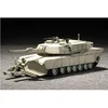 Image de Maquette Char lourd US M1A1 Abrams avec lames anti mines 1991 Trumpeter-TR07277