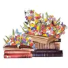 Image de Puzzle forme 750 piÃ¨ces : Livres fleurs