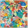Image de Puzzle 1000 pièces : Poupées en papier vintage Galison-36264