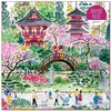 Image de Puzzle 300 pièces : Jardin de thé japonais, Michael Storrings Galison-36269