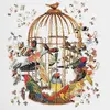 Image de Puzzle forme 750 pièces : Bouquet d'oiseaux Galison-36480