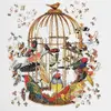 Image de Puzzle forme 750 pièces : Bouquet d'oiseaux