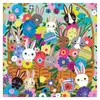 Image de Puzzle 500 pièces : Lapins parmi les fleurs
