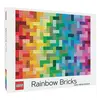 Image de Puzzle 1000 piÃ¨ces : Briques Arc-en-ciel LEGOÂ®