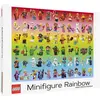 Image de Puzzle 1000 pièces : LEGO Minifigure Rainbow Galison-14382