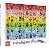 Image de Puzzle 1000 piÃ¨ces : LEGO Minifigure Rainbow