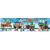 Image de Puzzle 100 pièces : Puzzle Train de Noël Lego Galison-21335