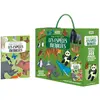 Image de Coffret livre et puzzle de 205 pièces : Voyage, Découvre, Explore : Les espèces menacées Sassi-305953