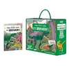 Image de Coffret livre et puzzle 205 piÃ¨ces : Voyage, DÃ©couvre, Explore : Les Dinosaures