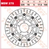 Image de TRW Lucas MSW278 Disque de frein flottant