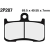 Image de NISSIN Plaquettes de frein route /Off-Road métal fritté - 2P-287ST