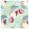 Image de Tissu viscose imprimé feuilles vendu par 50 cm(...) - Vert