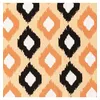 Image de Tissu viscose imprimé losange vendu par 50 cm(...) - Orange
