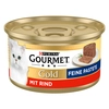 Image de 12x85g Les Mousselines boeuf Gourmet - Nourriture pour Chat