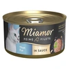 Image de 24x85g Filets fins en sauce pur thon Miamor - Pâtée pour chat