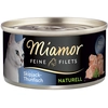 Image de Miamor Filets Fins Naturels 6 x 80 g pour chat - thon Skipjack
