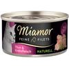 Image de 6x80g Filets Fins Naturels thon, crabe Miamor - Pâtée pour chat