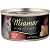 Image de 6x80g Filets Fins Naturels thon, saumon Miamor - Pâtée pour chat