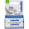 Image de Labello Protect+ Sticks Lèvres SPF15 4,8 g x 2