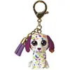 Image de Ty, Filles, Porte-clés, T25056 - Key Ring Mini Boos Clips - Dog - Darling - With purple tassel - The fashionable keychain, Multicolore